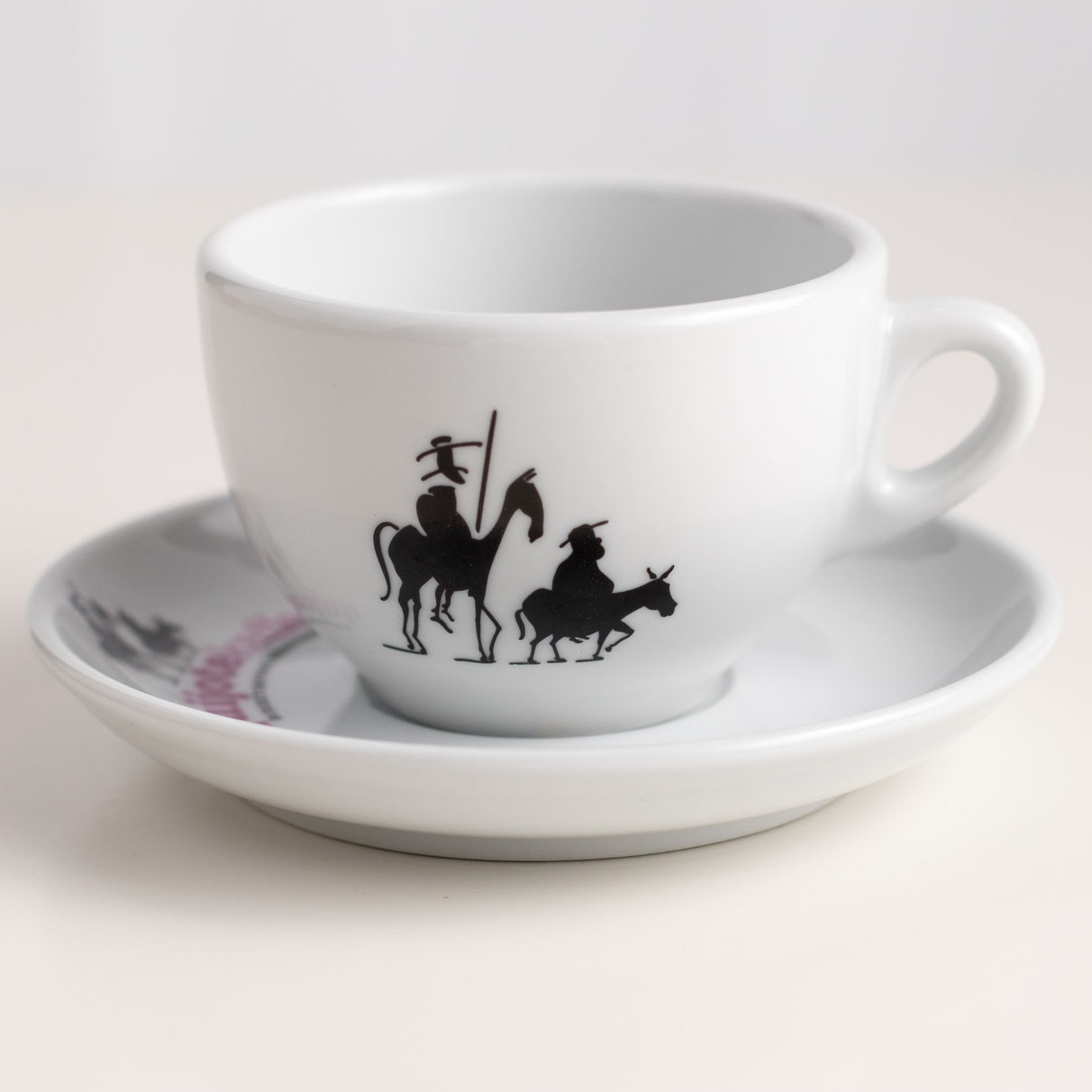 Quijote-Cappucino-Tasse – Vorderseite