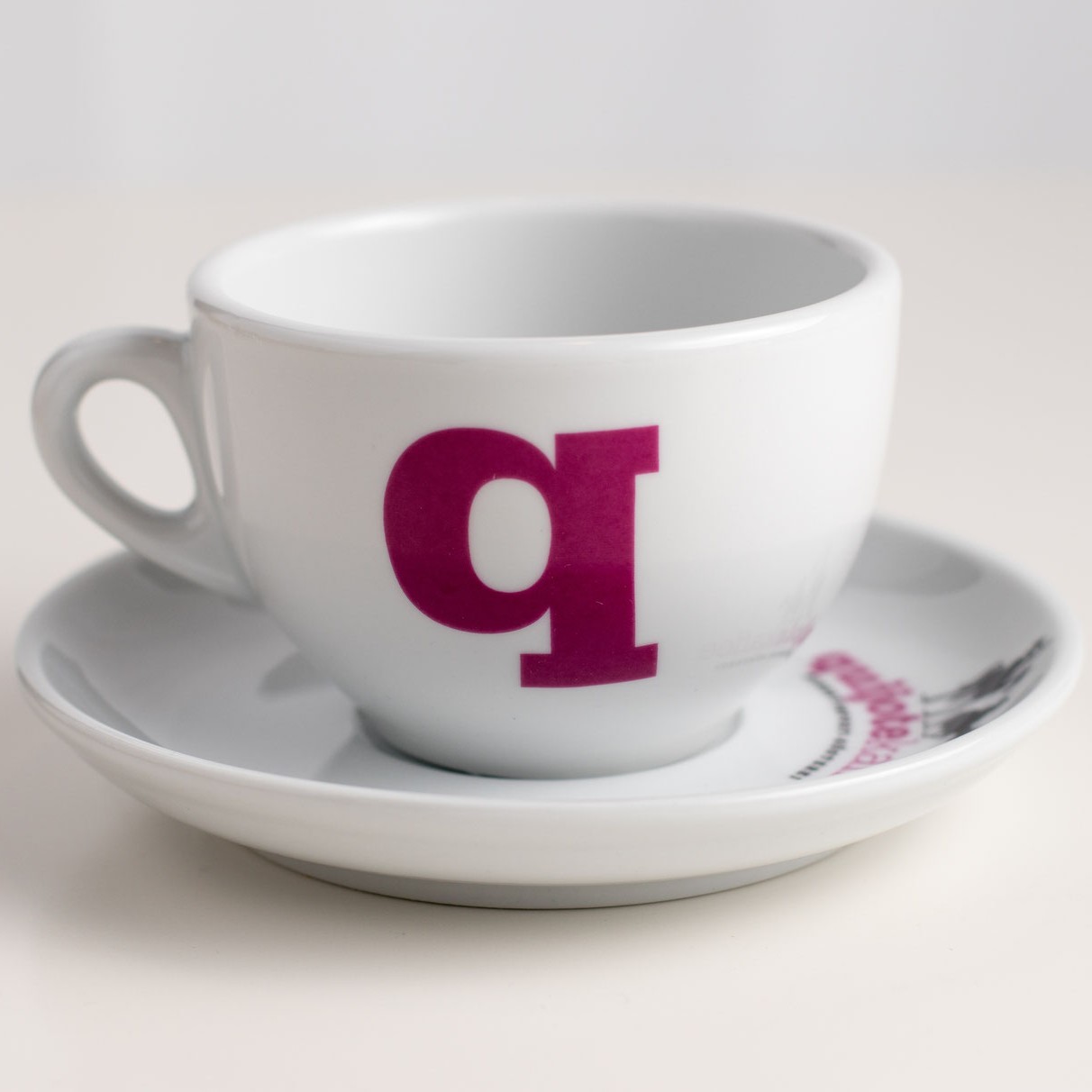 Quijote-Cappucino-Tasse – Rückseite